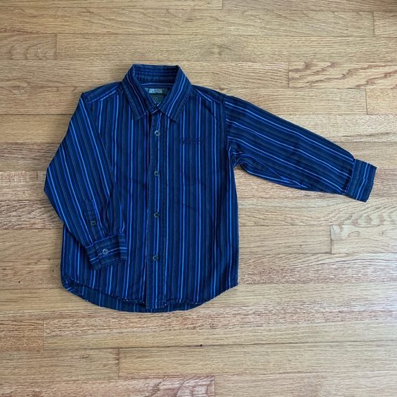 Kenneth Cole Reaction Bottom Down Shirt Size:4 Boy - Picture 4 of 5